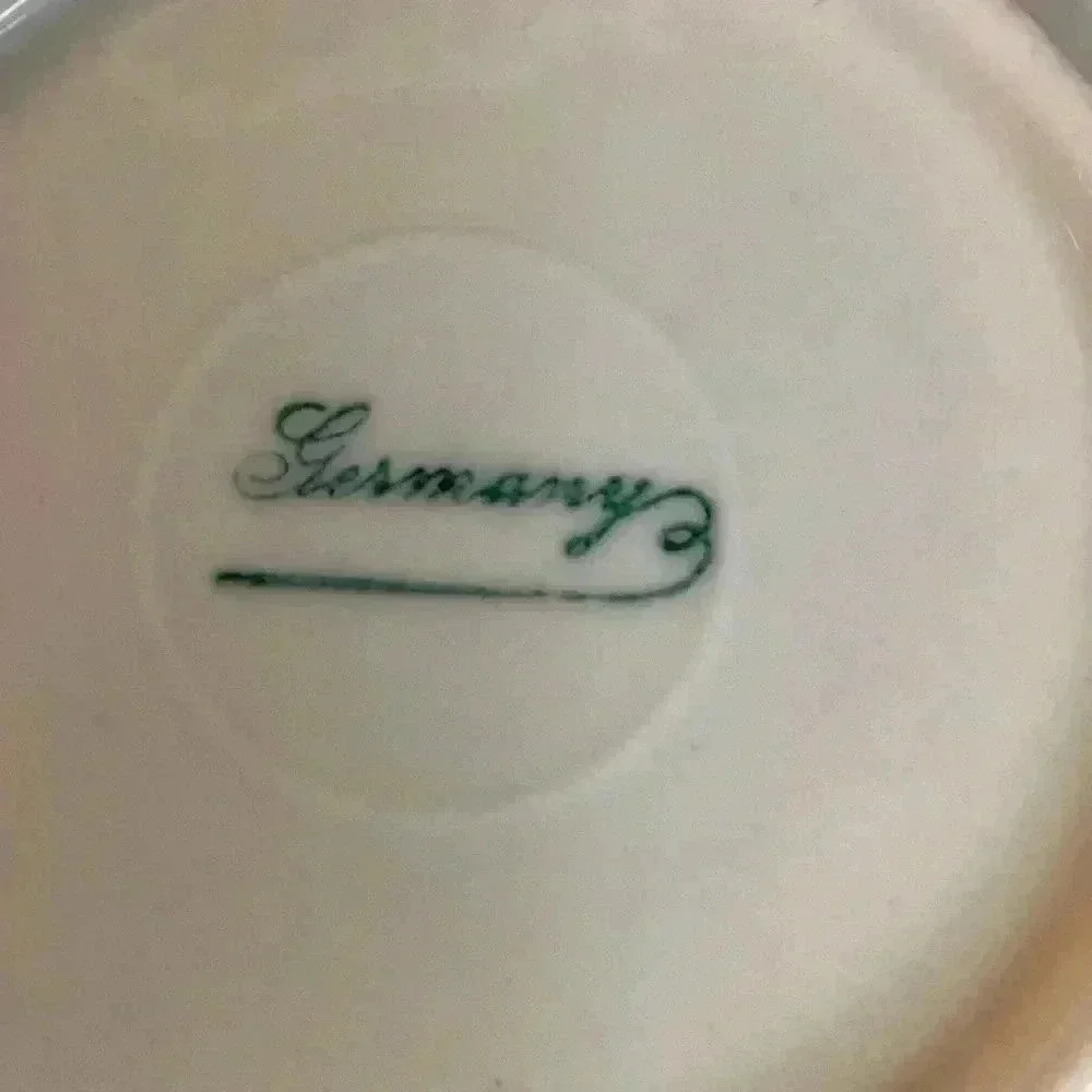 European Germany Romantic Victorian Trinket Bowl set of 2